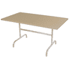 Schaffner Table métallique SÄNTIS, design rétro, en divers modèles