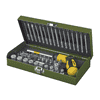 Proxxon Jeu de vis avec tournevis à cliquet pliable, 54 pièces