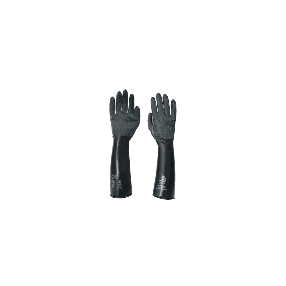 Gants de protection contre les produits chimiques KCL Butoject 897+, type EN388 0010, en différentes tailles