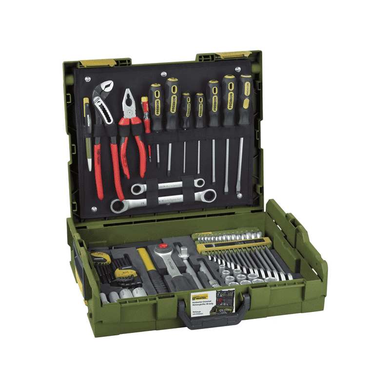 Proxxon L-BOXX Coffret à outils universel pour artisans, 69 pièces