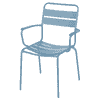 Schaffner Chaise de jardin Glarus en métal, revêtement par poudre, disponible en plusieurs versions