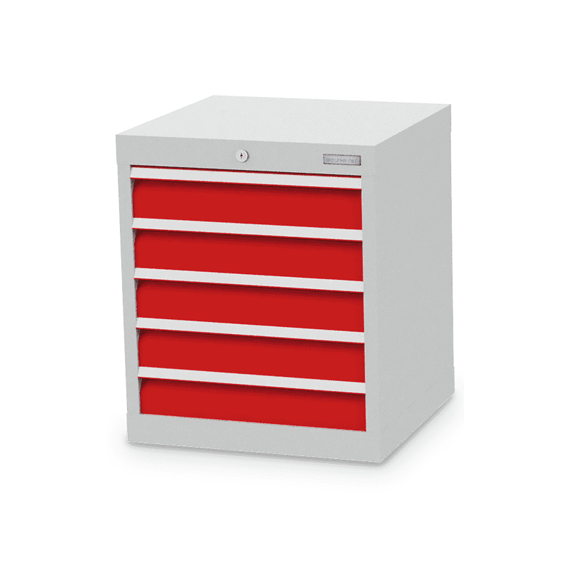 Bedrunka+Hirth Armoire à tiroirs, profondeur 500 mm, R 18-16, nombre de tiroirs 5