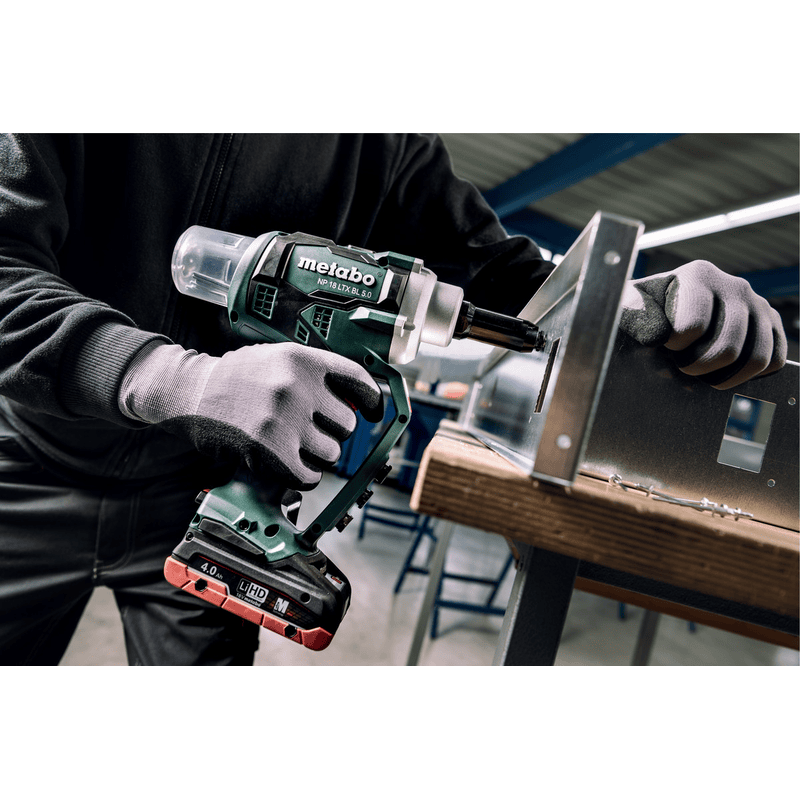 Metabo Akku-Blindnietpistole NP 18 LTX BL 5.0, 18 V in drei Ausführungen