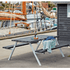PLUS Alpha Ensemble de mobilier de jardin RePlast, noir, disponible en plusieurs modèles