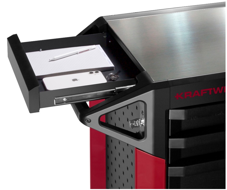 KRAFTWERK Chariot d'atelier PRO LINE PT800, vide, L x P x H 800 x 479 x 1000 mm, disponible en 2 versions