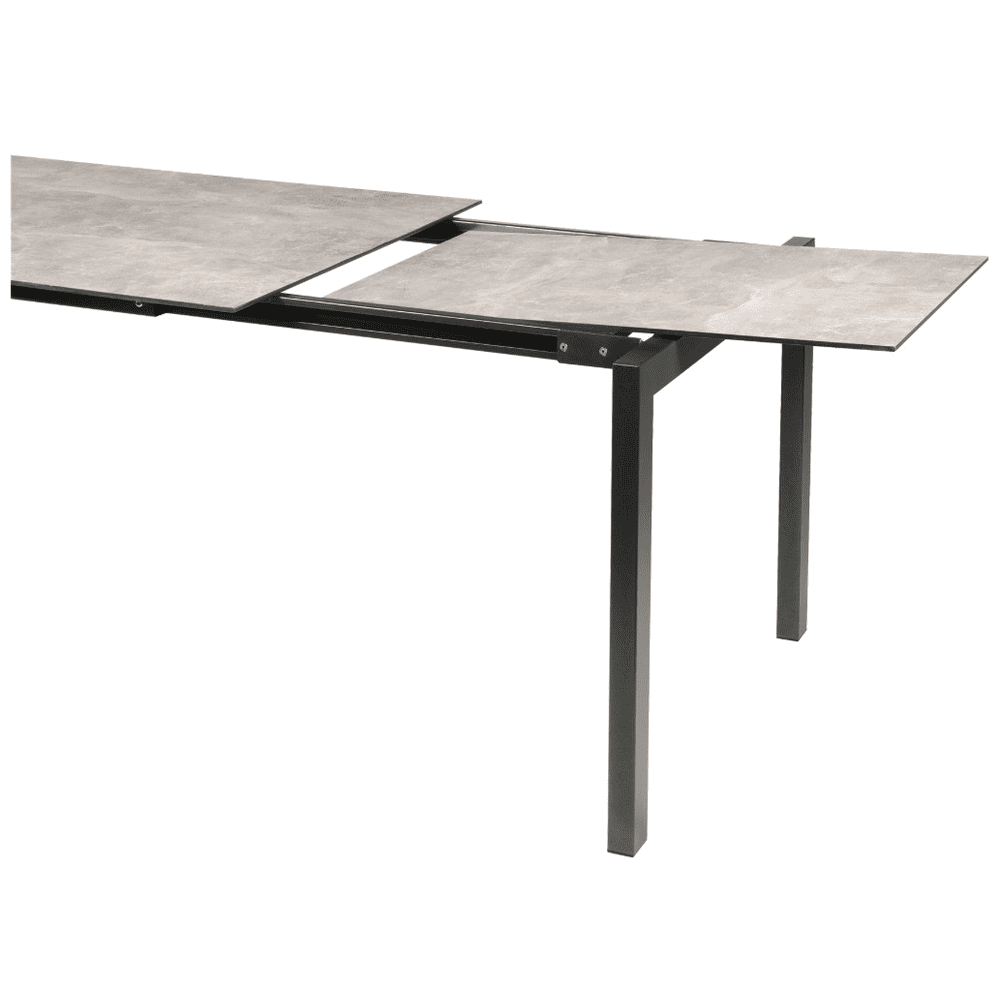 Schaffner Table de jardin LUZERN, extensible, plateau en fibre de verre, disponible en plusieurs versions