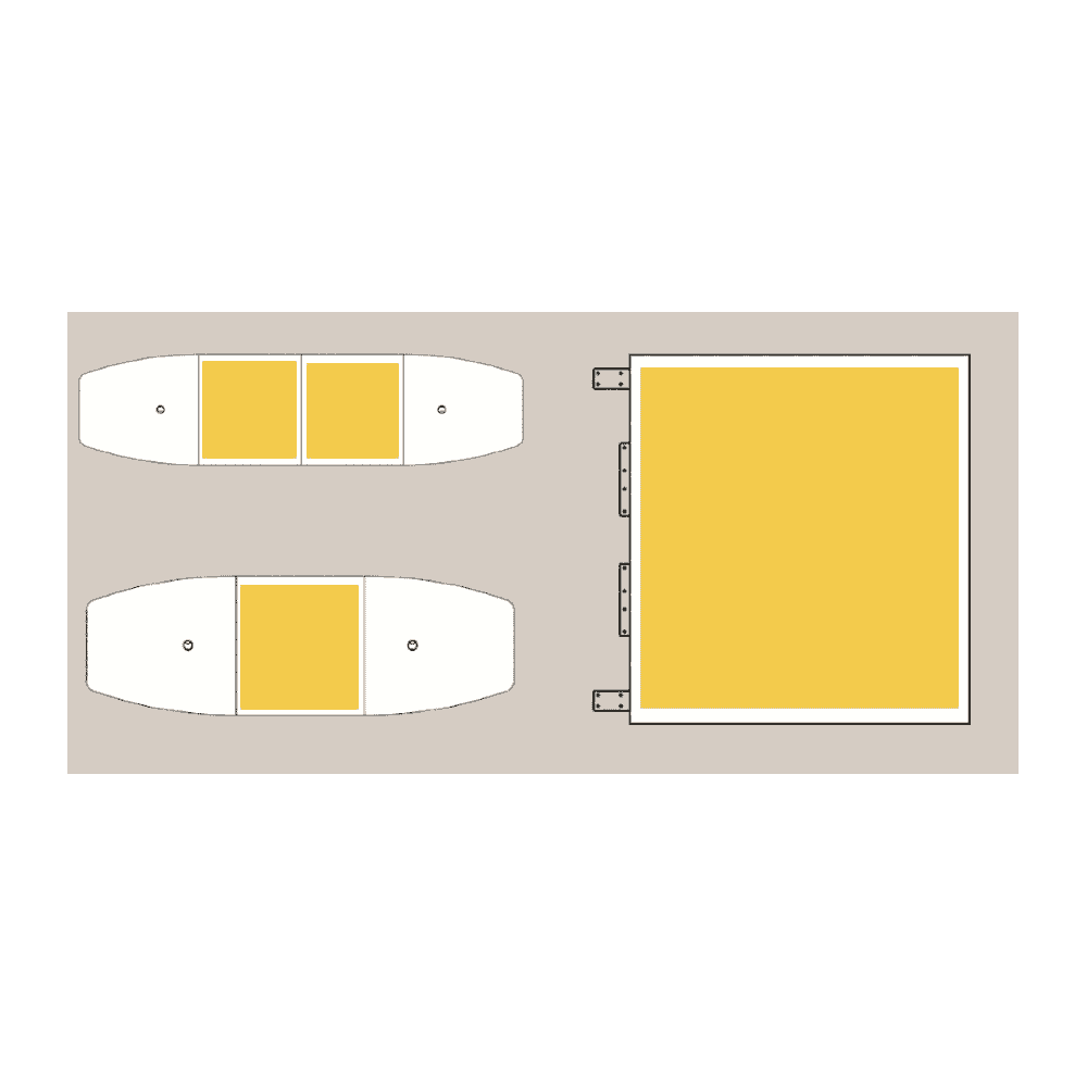 Plan de liaison Felix, 1200 x 1300 mm, en diverses versions