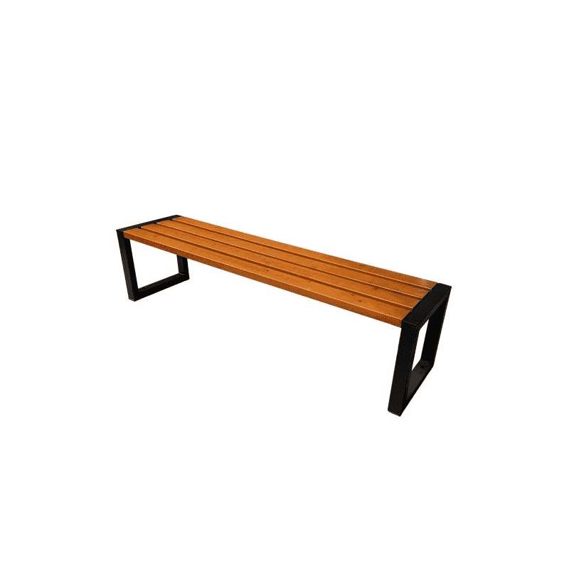 Parkbank-Stuttgart ohne Lehne, 1800 x 440 x 450 mm
