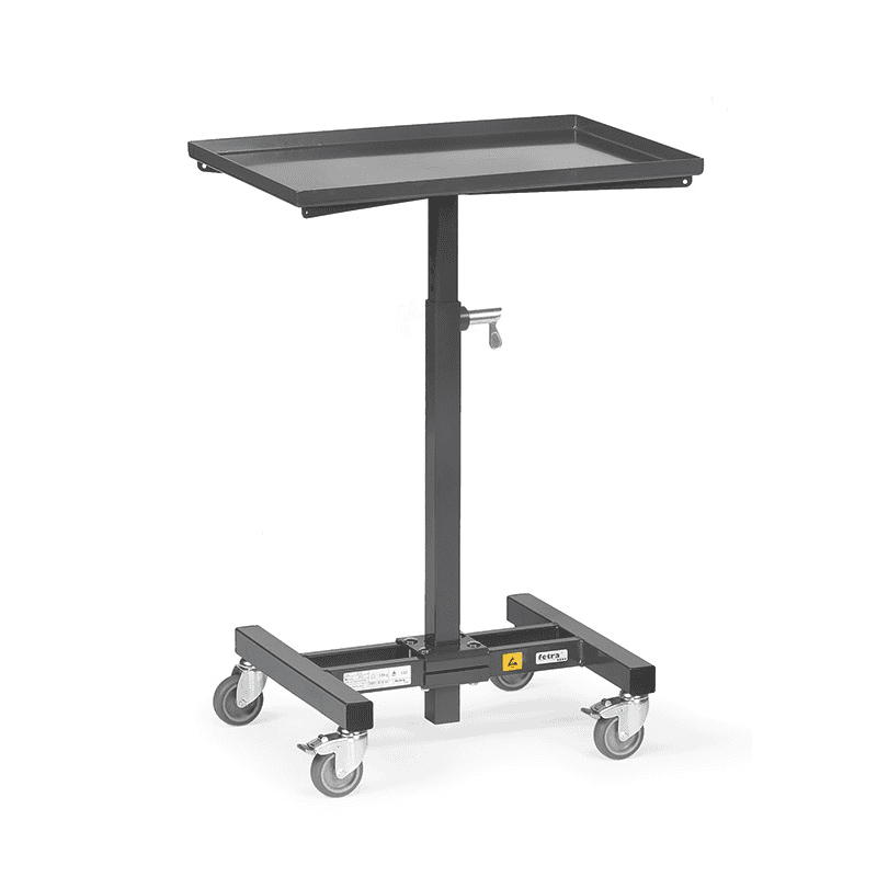 Fetra ESD-Materialständer, höhenverstellbar, 605 x 405 mm