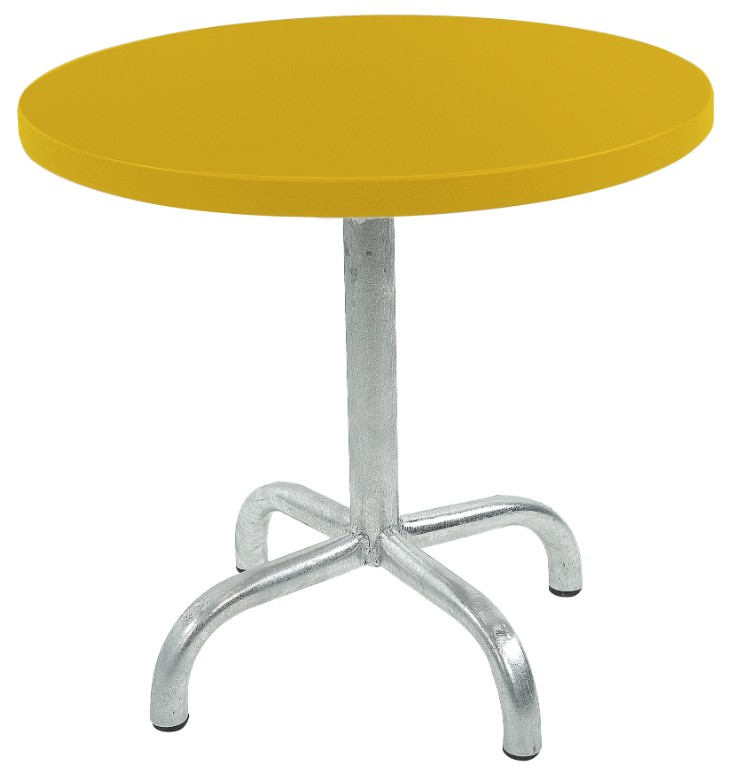 Schaffner Table d'appoint Säntis avec plateau métallique, en diverses couleurs