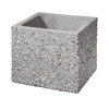 Blumenkasten aus Beton viereckig 