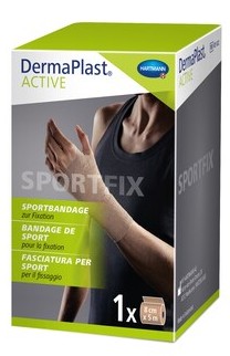 Bandage sportif DermaPlast Active, 5 m x 80 mm, couleur naturelle