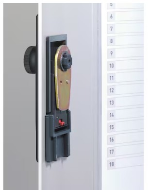 Boîte à clés Durable, argent/métallique, disponible en deux versions