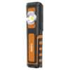Steffen LED Akku-Arbeitsleuchte 6 W, 600 + 100 lm, 5700 K, 240° drehbar, IP65, schwarz/orange