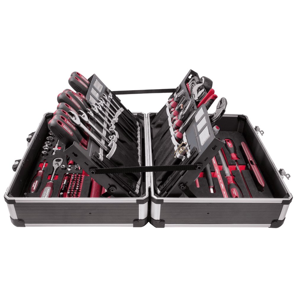 KRAFTWERK PRO LINE Werkzeugkoffer P500, für Service, 3/8", 154-teilig, inkl. Werkzeug