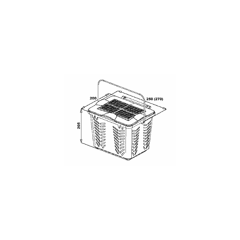 Poubelle BIO, Collecteur de déchets biologiques compact et hygiénique pour la maison