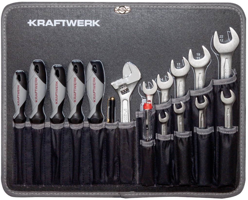KRAFTWERK BASIC LINE Werkzeugkoffer B147, 3/8“ ohne Bohrschrauber mit Makita Einlage, 97-teilig