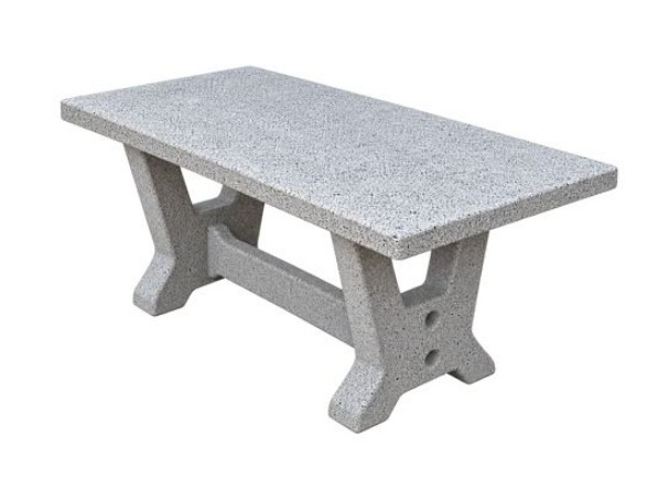 BETY Betontisch Verona Bianco, LxBxH 1600 × 800 × 750 mm