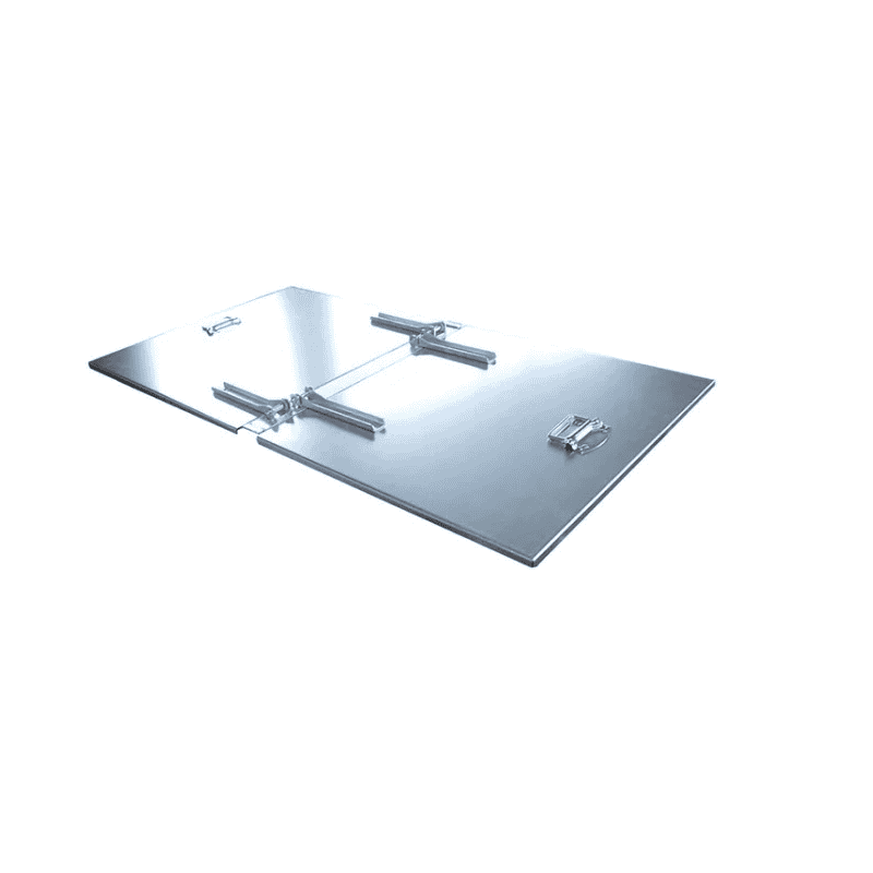 Couvercle galvanisé pour bacs, type KN + SKN