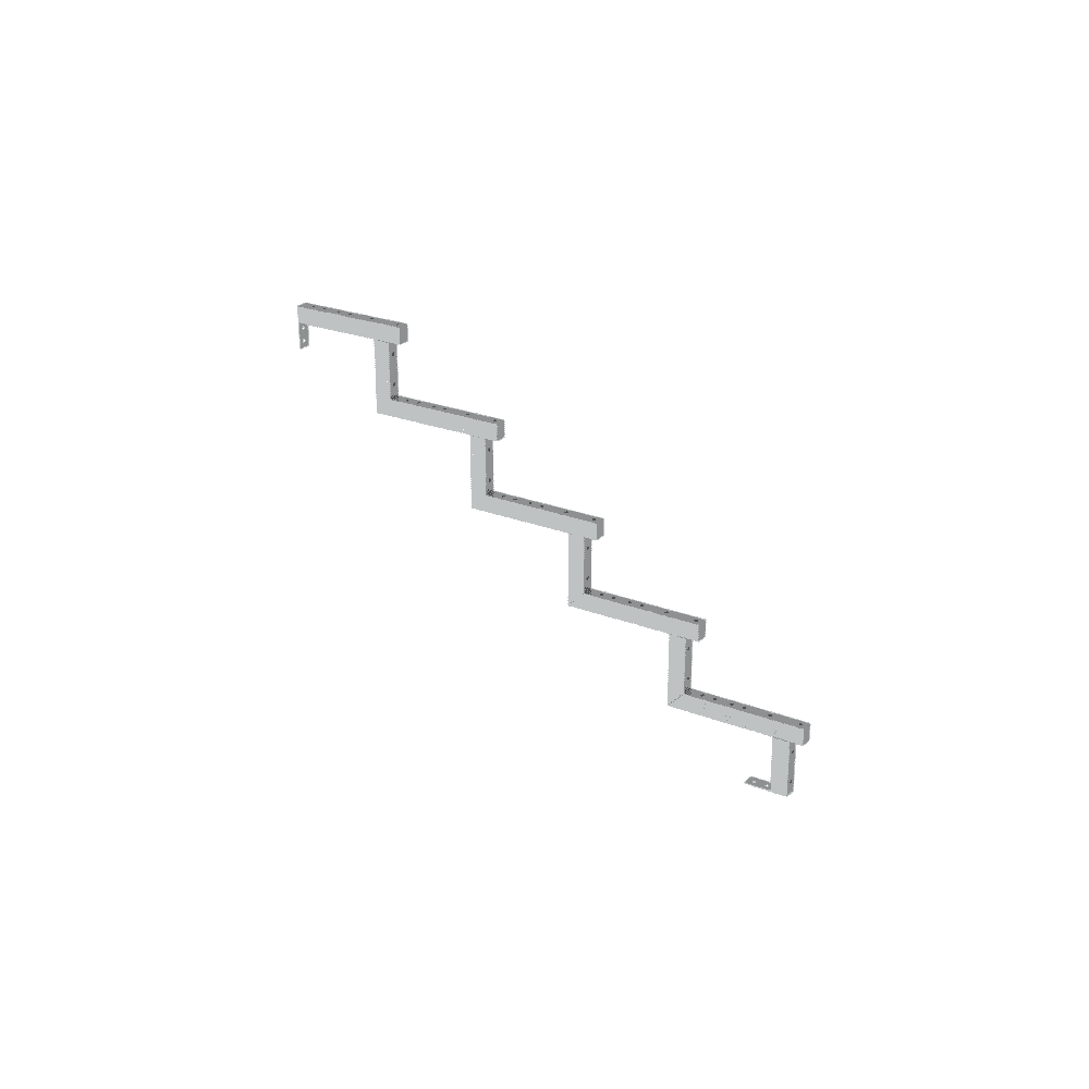 PLUS Limon d'escalier à 34,2°, profondeur de marche 280 mm, disponible en plusieurs versions
