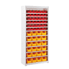 Magazinschrank mit 60 Sichtlagerkästen