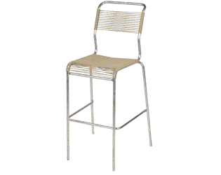 Schaffner Fauteuil bar spaghetti SÄNTIS sans accoudoirs, en 3 couleurs