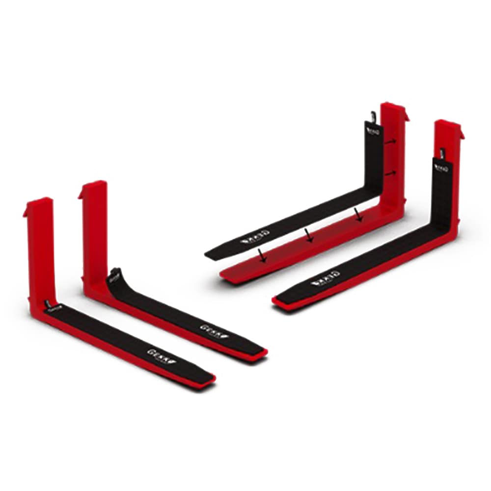 Magnetische Anti-Rutschauflagen (Paar) für Gabelzinken, Länge 1150 mm