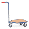 Plattformwagen mit Griff, blau, 860 x 450 x 860 mm