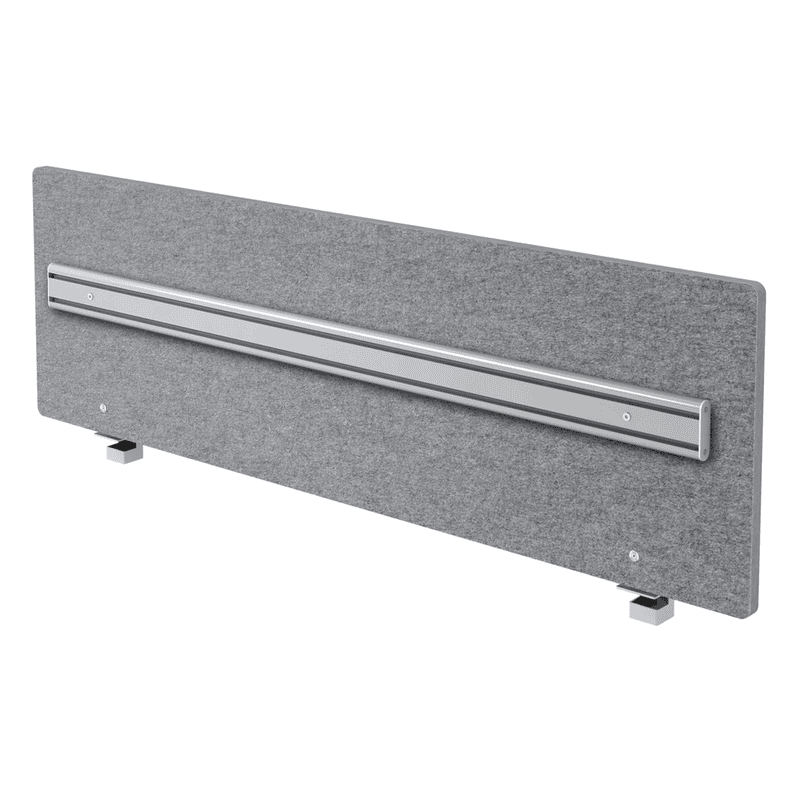 Cloison acoustique UltraBase avec rail d'organisation, en diverses tailles