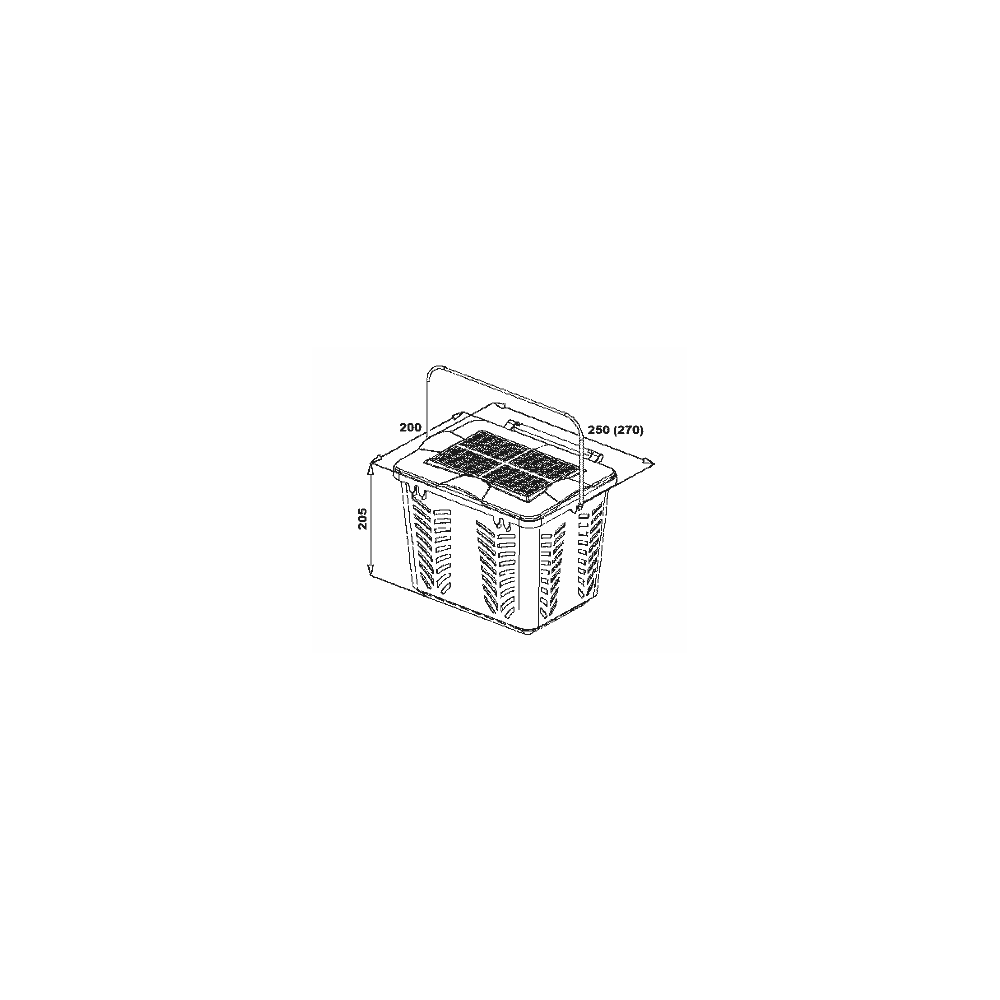 Poubelle BIO, Collecteur de déchets biologiques compact et hygiénique pour la maison