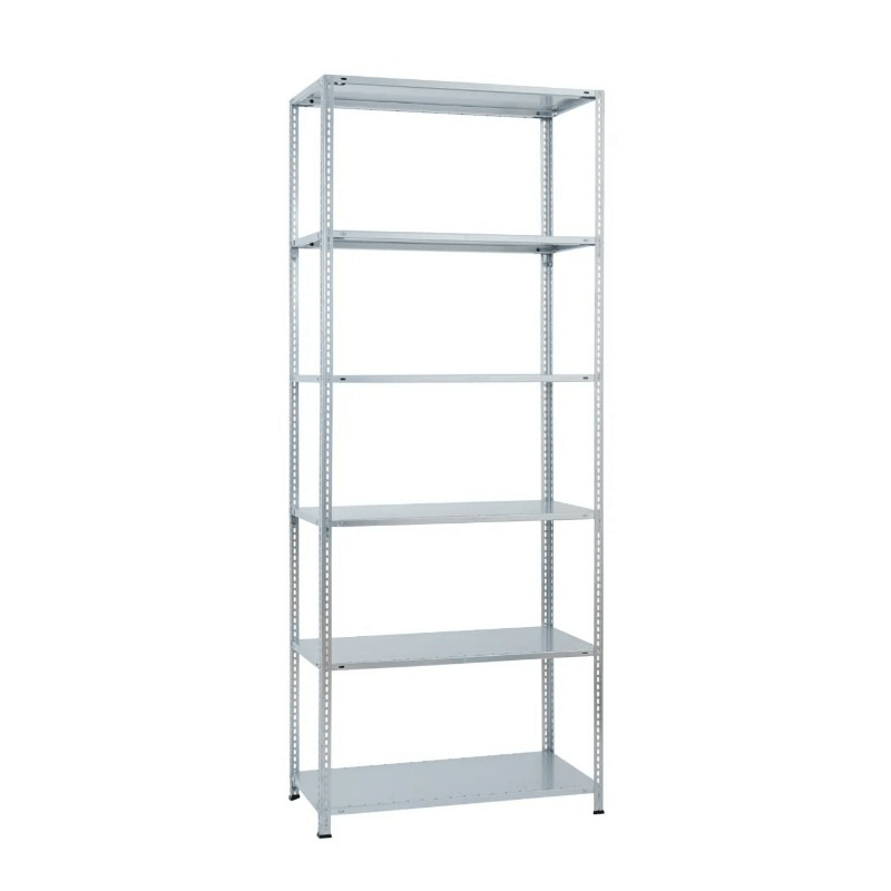 Schulte Rayonnage à tablettes MULTIplus150 avec renforts d'angle, utilisable des deux côtés, différents modèles disponibles