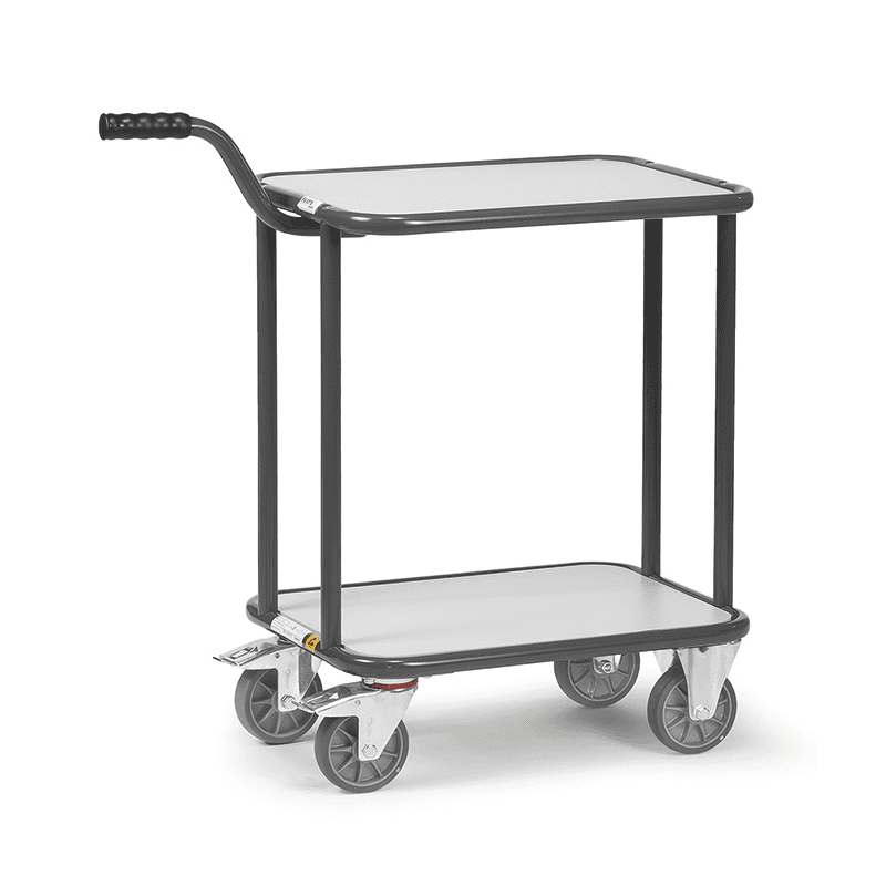 Fetra ESD Chariot à poignée avec 2 plates-formes, capacité de charge 250 kg