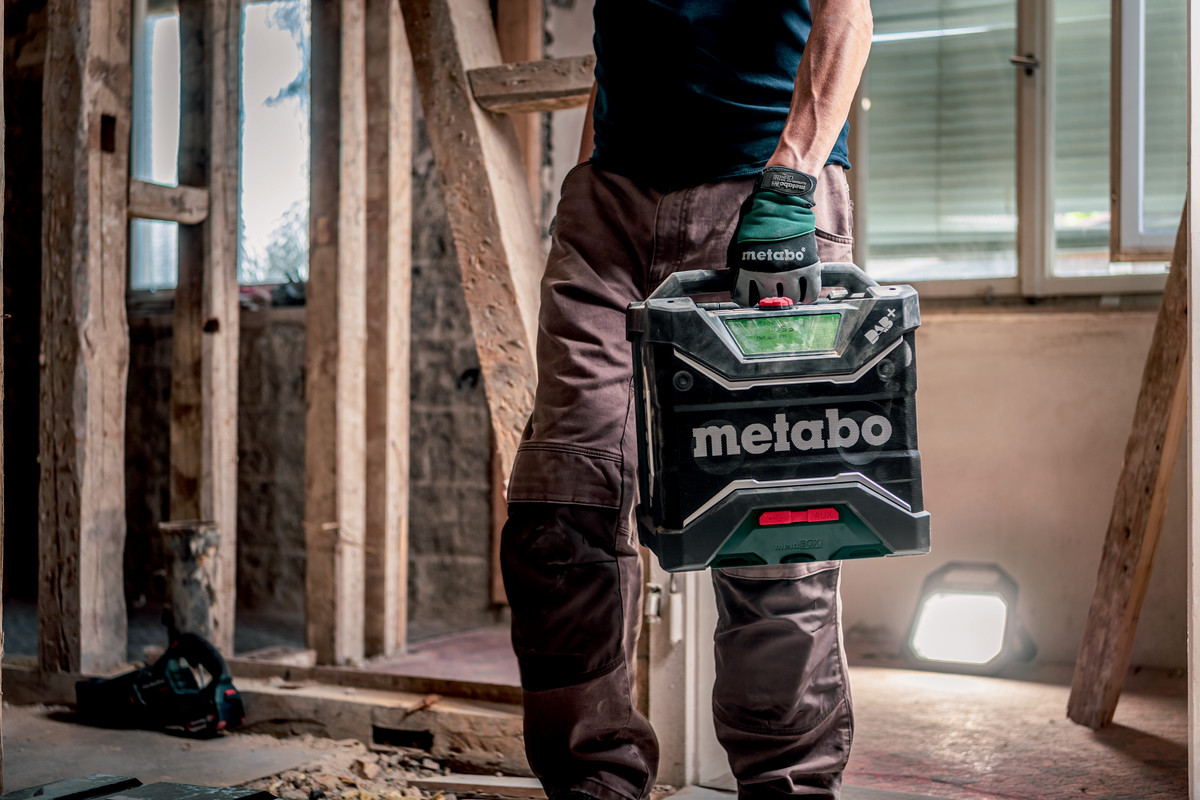 Metabo Akku-Baustellenradio RC 12-18 32W BT DAB+, 18 V ohne Akku