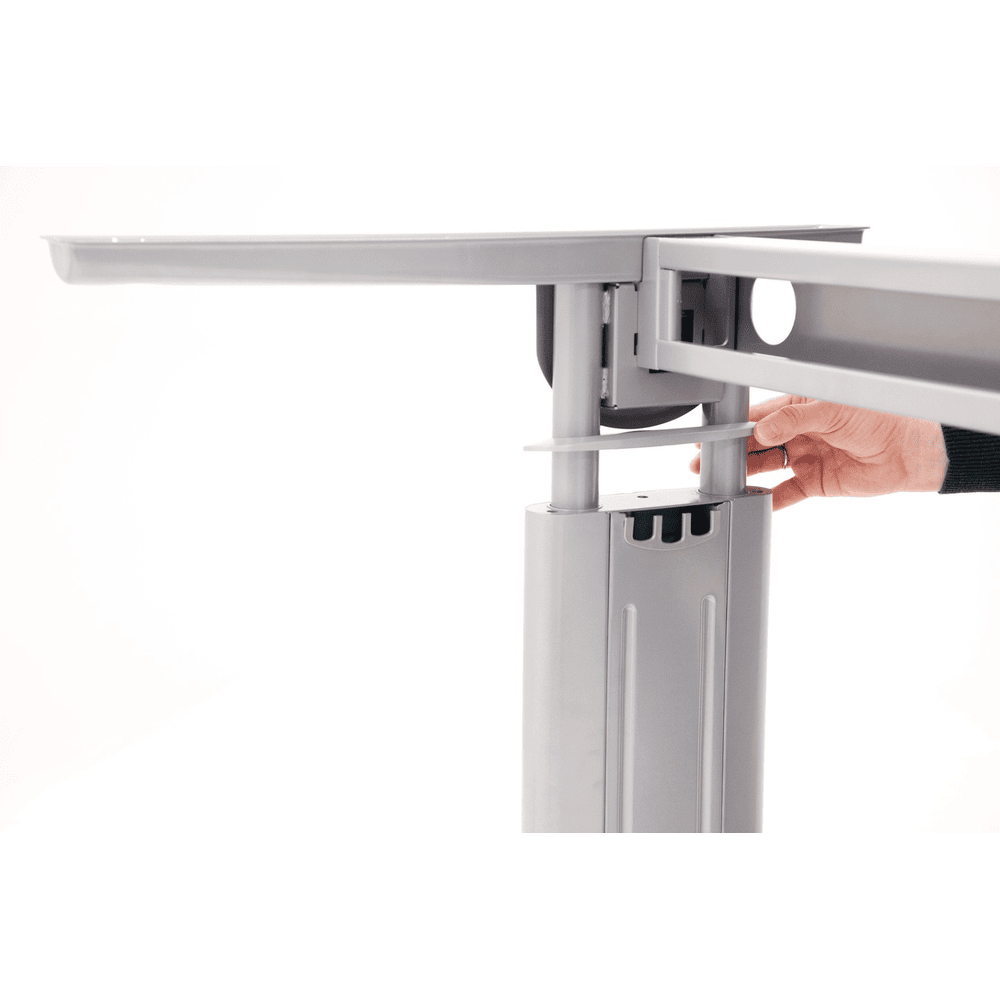 Table de bureau Glarus, réglable en hauteur mécaniquement, en divers modèles