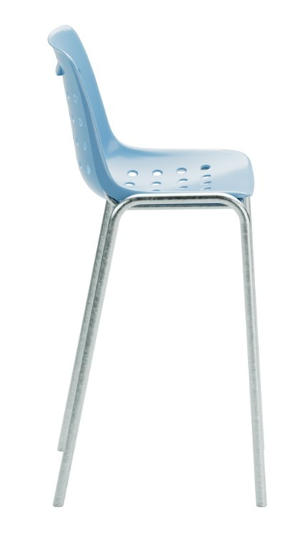 Schaffner Tabouret de bar Bermuda sans accoudoirs, disponible en plusieurs versions