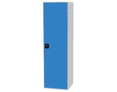 Boîtier armoire d'atelier à 1 porte battante, profondeur 500 mm, R 18-16, en deux hauteurs
