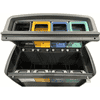 Poubelle Système de tri des déchets en plastique, 956 x 430 x 1074 mm
