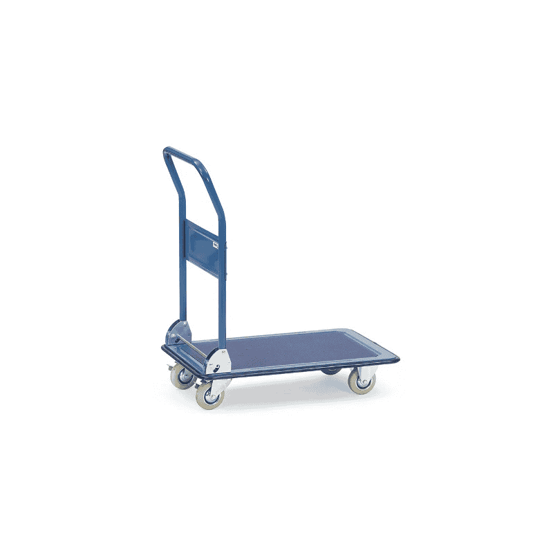 Fetra Ganzstahl-Plattformwagen, blau, zwei Grössen