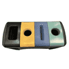 Poste de tri sélectif en plastique, 956 x 430 x 851 mm