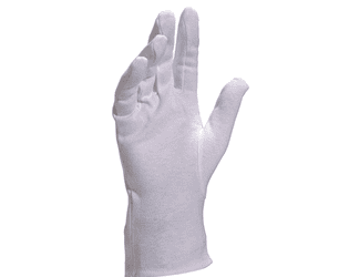 Gants en coton Deltaplus COB40, blancs, en 4 tailles