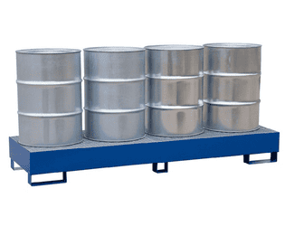 Auffangwanne für 4 x 200 l Fässer