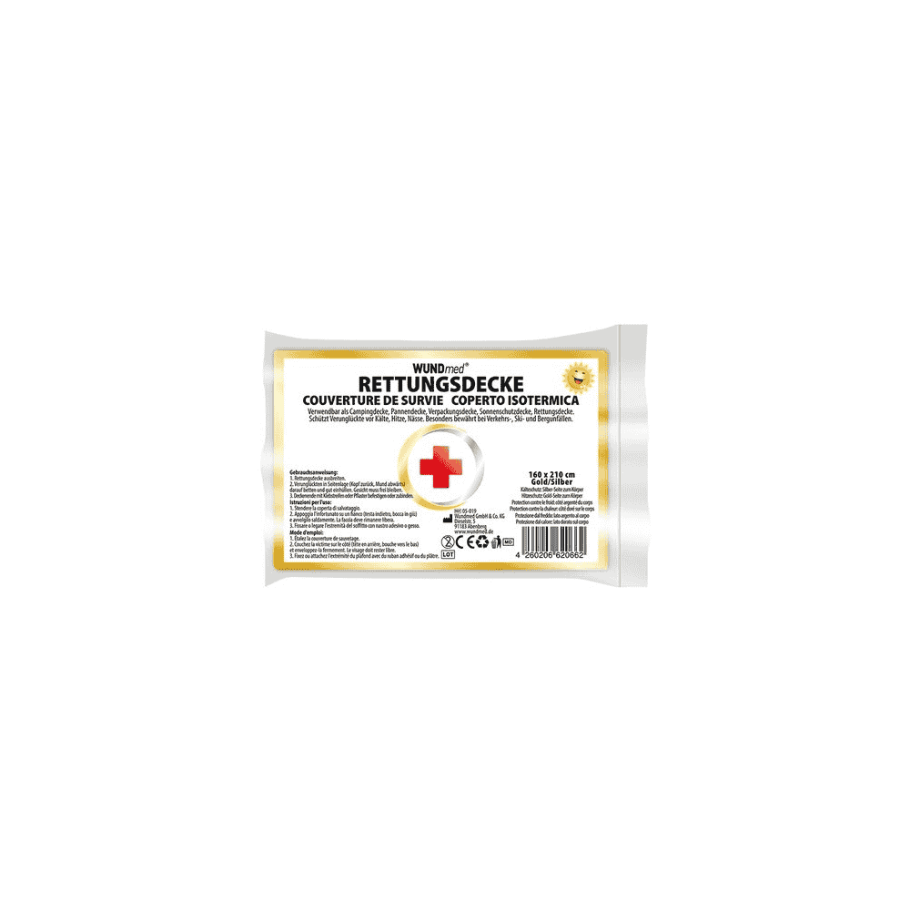 Couverture de secours, WUNDmed, 05-019, 1600 x 2100 mm