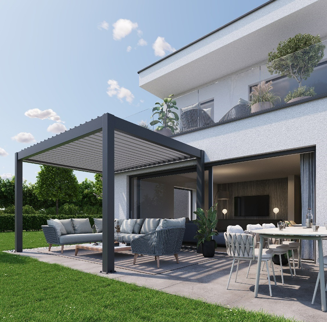 Biohort Pergola, in 14 Grössen und diversen Farben