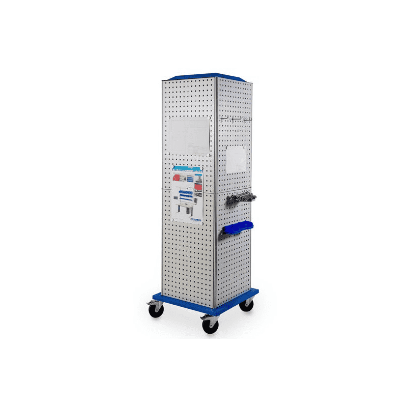 Bedrunka+Hirth mobiler Info-Point, 650 x 650 x 1970 mm