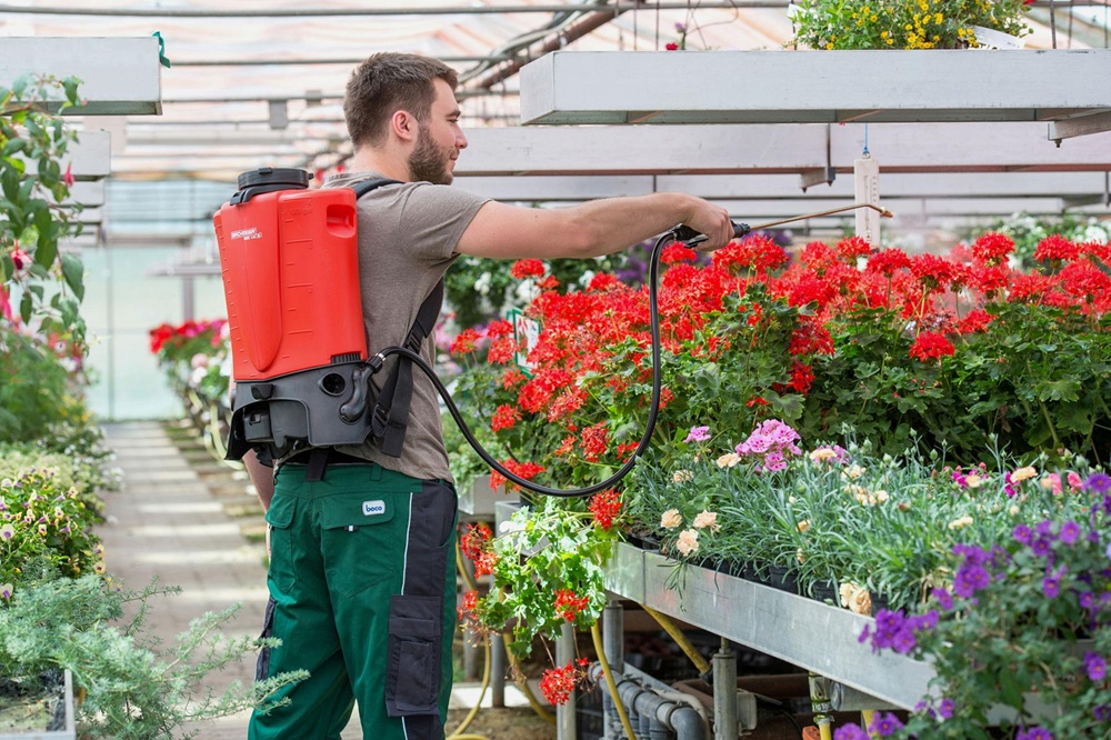 Birchmeier Akku-Rückensprühgerät REC 15, Füllmenge 15 l, 18 V in drei Ausführungen