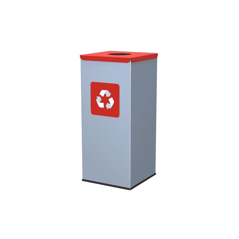 Poubelle pour le tri des déchets, en divers coloris