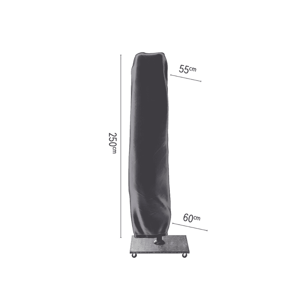 Platinum AeroCover Freiarmsonnenschirm Schutzhülle, Höhe 2500 mm, Durchmesser 550/600 mm