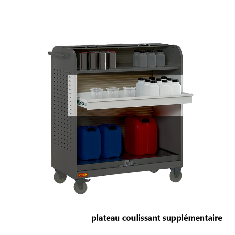 plateau coulissant supplémentaire