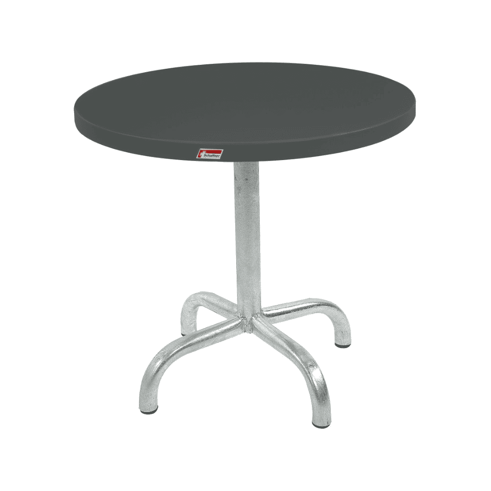 Schaffner Table d'appoint Säntis avec plateau métallique, en diverses couleurs
