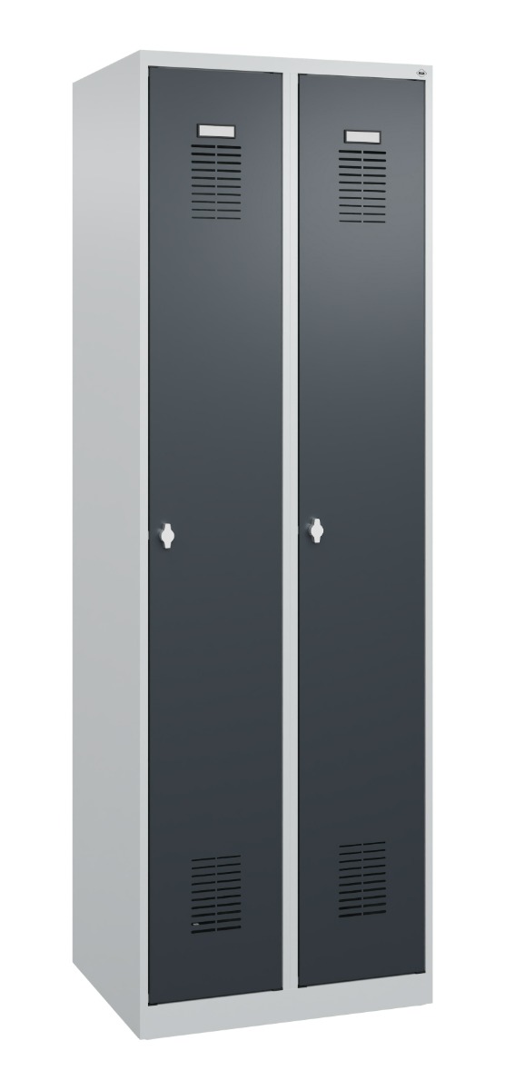 C+P Vestiaire Basis PLUS, en acier, h x l x p 1850 x 600 x 500 mm, en diverses versions